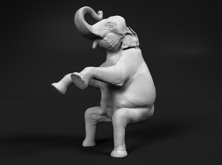 Indian Elephant 1:32 Sitting Female 3d printed