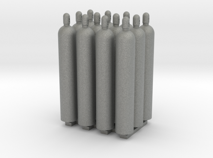 1:50 Gas Cylinders Pack of twelve 3d printed
