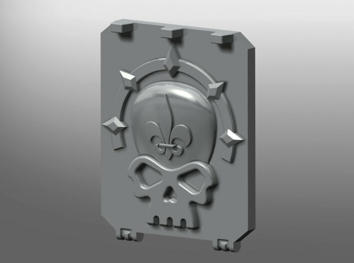 Order of the Argent Halo Rhinoceros mk.2 Door 3d printed