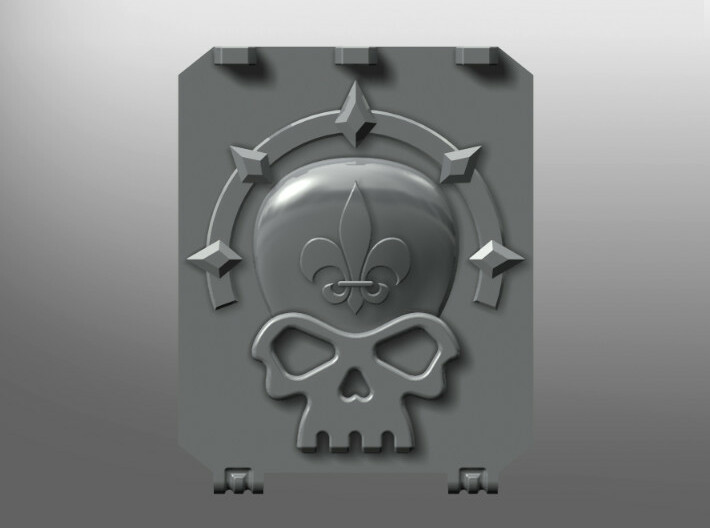 Order of the Argent Halo Rhinoceros mk.2 Door 3d printed 