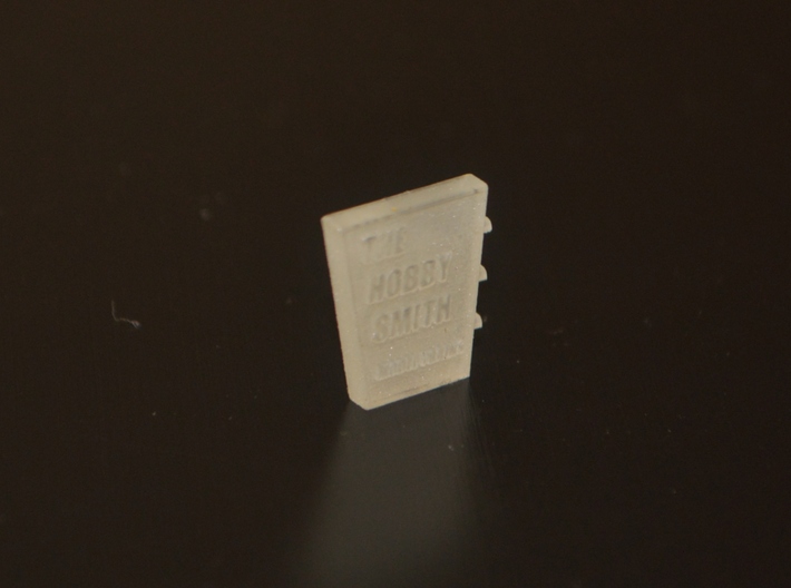 N-Scale Building Sign (In Revision) 3d printed Pre-Production Sample