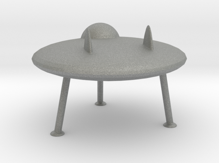 N Scale Flying Saucer 3d printed This is a render not a picture
