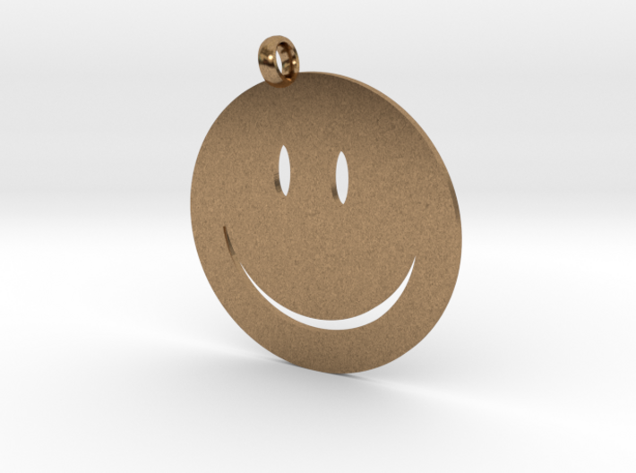 Happy face charm 3d printed