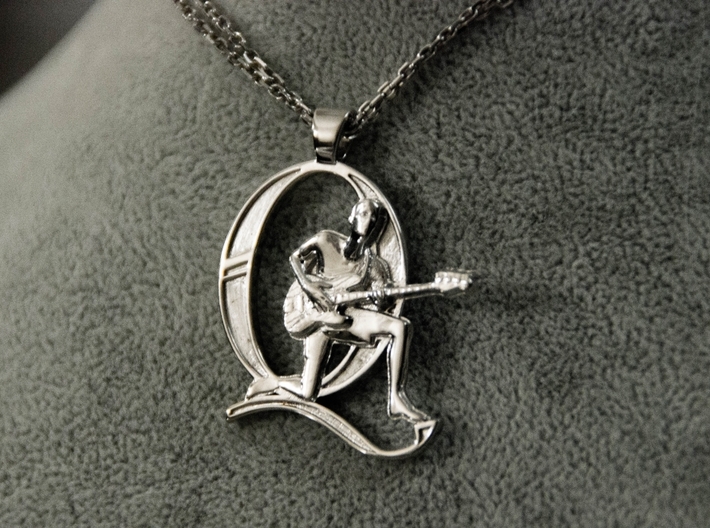 John Deacon, Bassist [pendant] 3d printed 