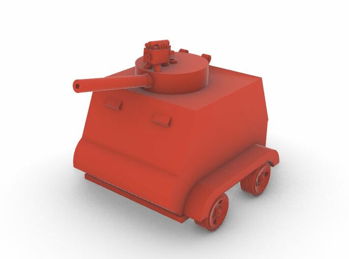 1/72 Cuban Dummy Tank 3d printed