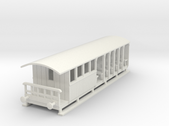 o-87-corringham-toastrack-composite-coach 3d printed