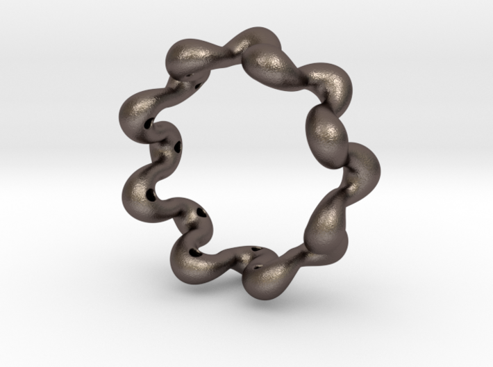 Wavy bracelet 75 3d printed