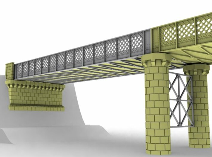 HOV6M01 Modular metallic viaduct 3 3d printed 
