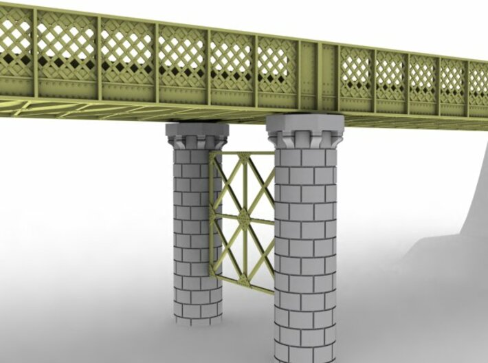 HOV6M02 Modular metallic viaduct 3 3d printed
