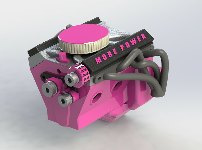 TF2 VFD Scale V8 Engine - Air Cleaner 3d printed 