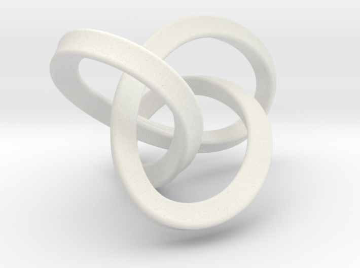 3-Sided Figure 8 Knot Pendant 3d printed