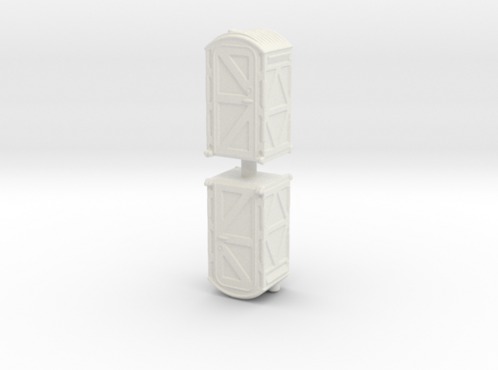 Portable Toilet (x2) 1/120 3d printed