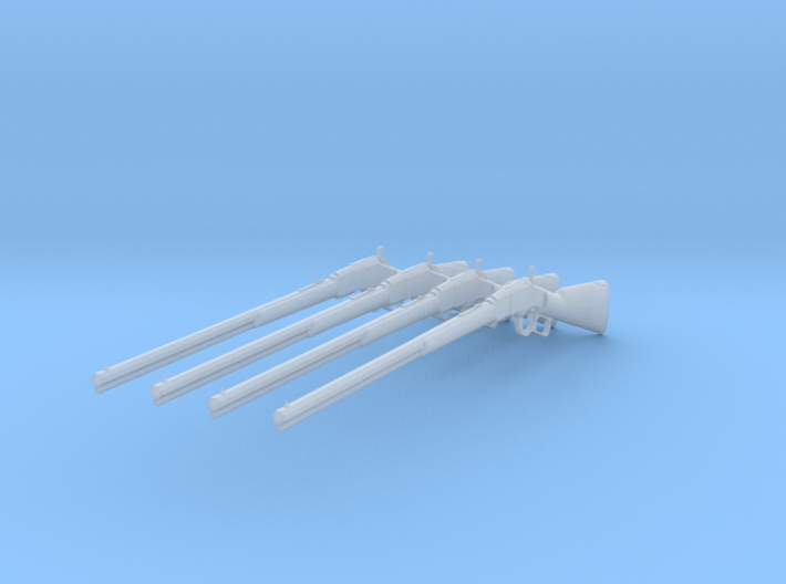 1/18 scale 1876 Winchester Rifle 4 Pack 3d printed