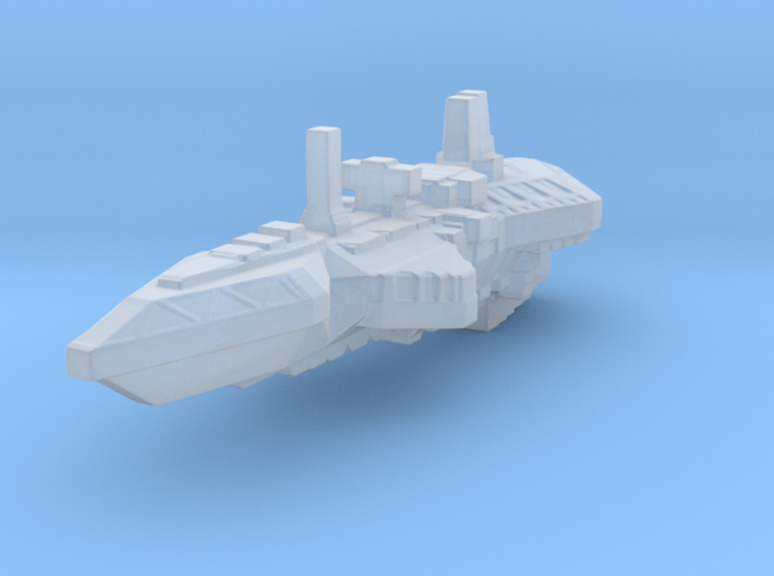 BFG Chaos Devastation Cruiser fleet scale 3d printed
