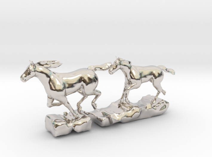 Gallopierende Pferde 3d printed
