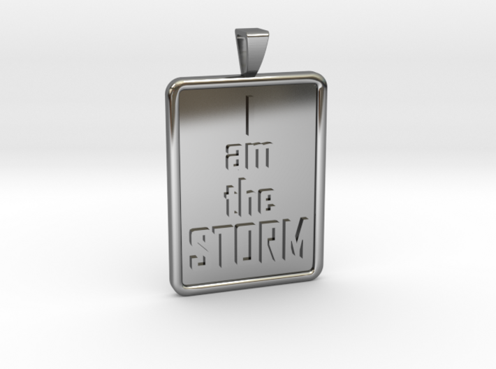 I AM THE STORM with Bail 3d printed