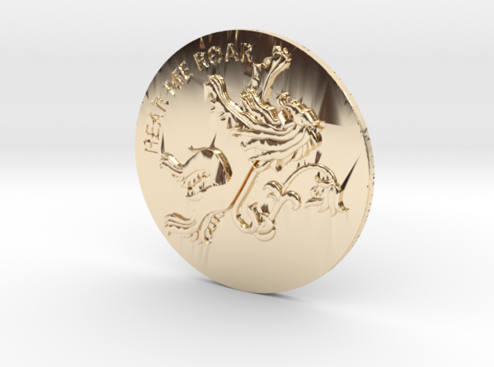 Lannister_coin2 3d printed