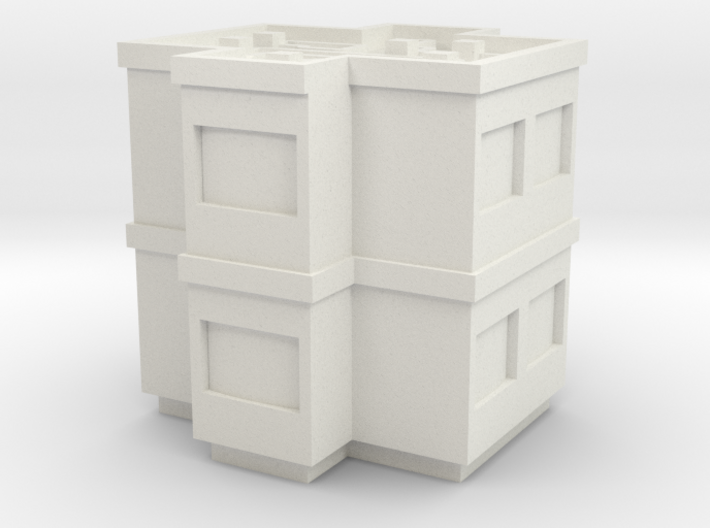 Small Stackable Office Upper Floors (Ducts) 3d printed