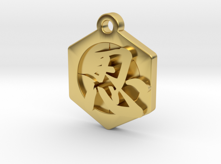 Samurai, Ninja charm, pendant, keychain type2 3d printed
