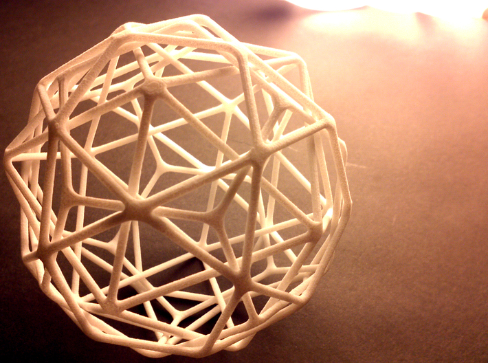 Medium Nested Polyhedra 3d printed See if you can find all three polyhedra!