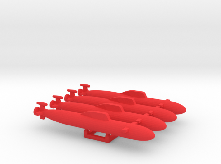 &quot;Unknown&quot; RED SUB MARKER set 3d printed