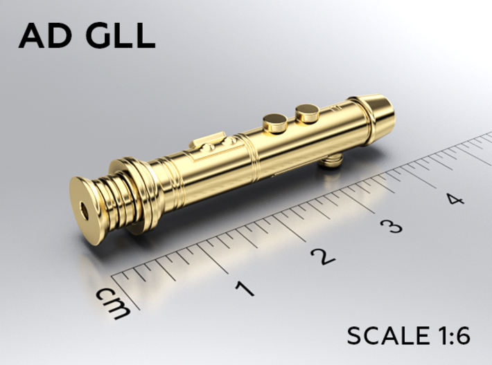 AD GLL keychain 3d printed