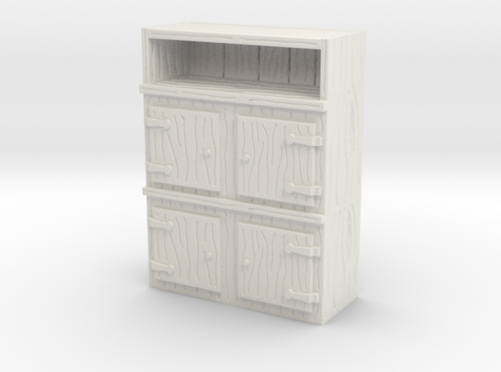 Wooden Cabinet 1/76 3d printed