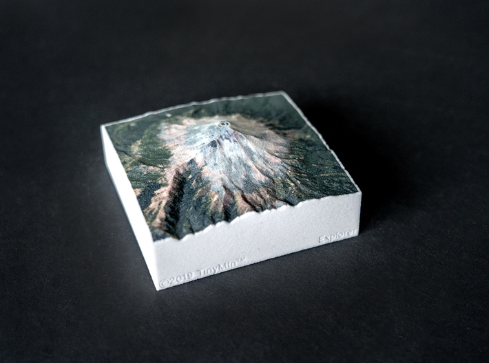 Popocatépetl, Mexico, 1:150000, Explorer 3d printed 