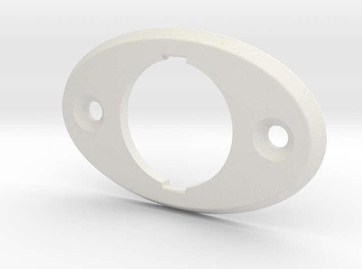 3/4 inch (19mm) Round Switch Horizontal Plate 3d printed
