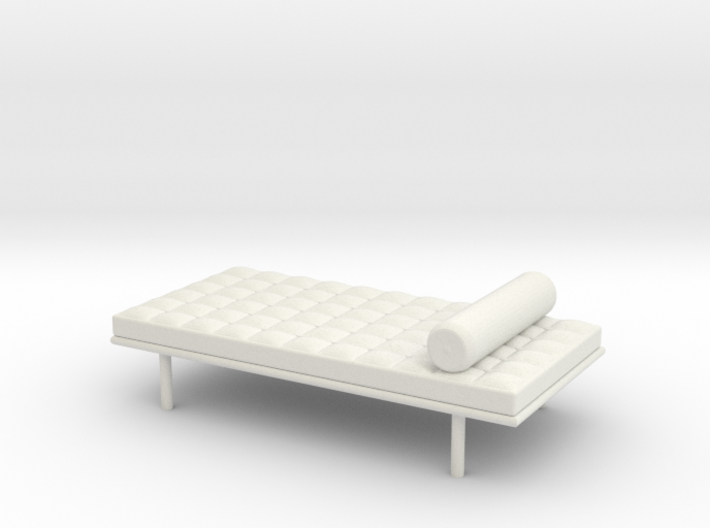 Miniature Doll House 1:12 Barcelona Daybed 3d printed