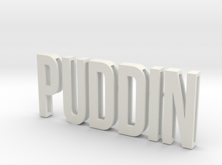 Cosplay Slide Letter Kit - PUDDIN 3d printed