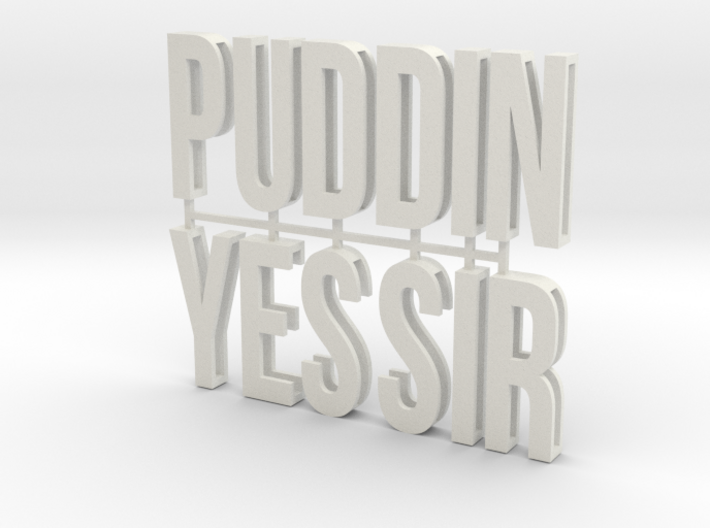 Cosplay Slide Letter Kit - PUDDIN &amp; YES SIR 3d printed