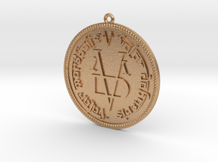 Coin Game of Thrones Pendant Two sides 3d printed