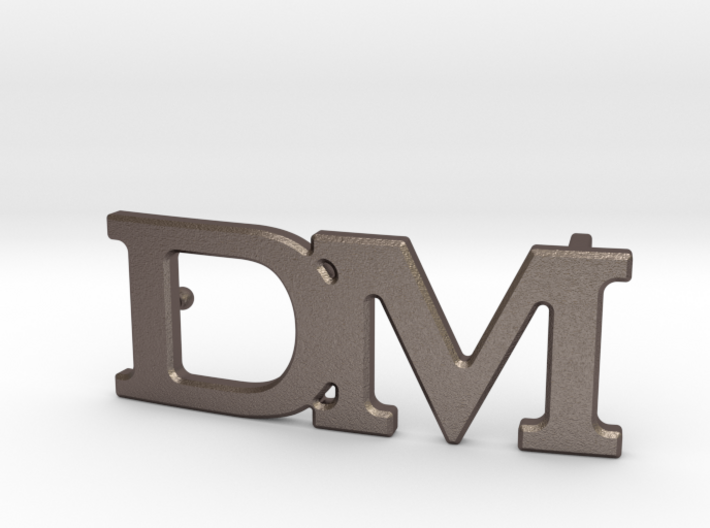 Custom Monogram Belt Buckle - DM 3d printed