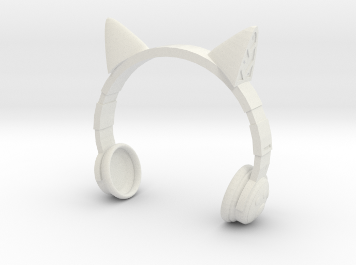 Cat Headphones 3d printed