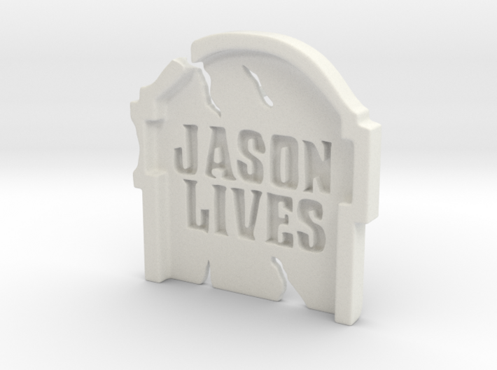Jason Lives TOMBSTONE Pendant ⛧ VIL ⛧ 3d printed