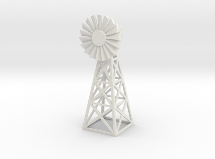 Steel Windmill 1/100 3d printed