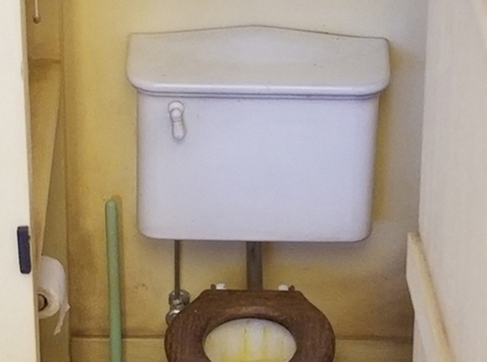 Toilet tank 3d printed 