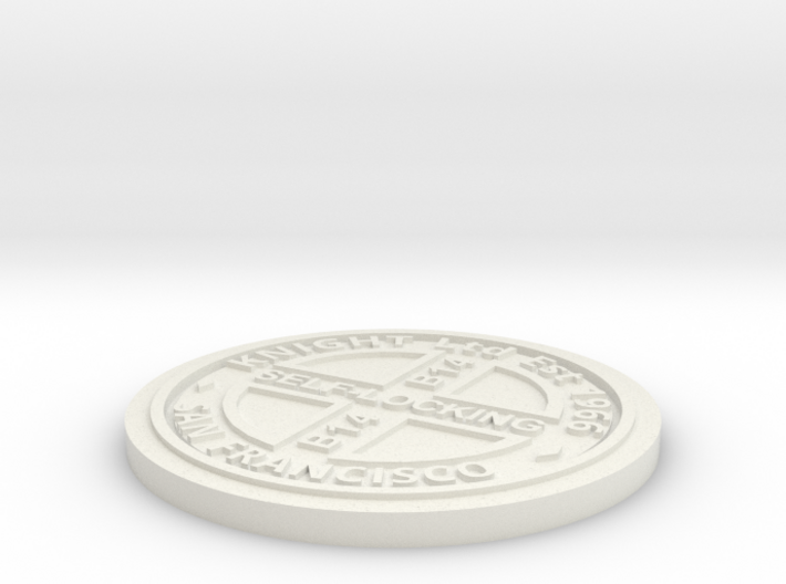 1:9 Scale Manhole Cover - Knights Type B 3d printed 