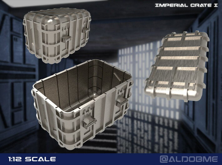 Star Wars Imperial Crate 1 (2 Parts) 3d printed 