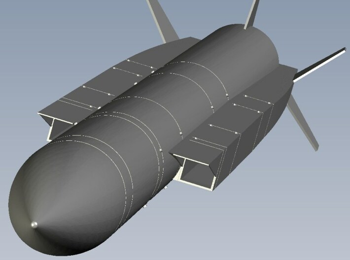 1/32 scale MBDA Aerospatiale ASMP-A missiles x 3 3d printed 