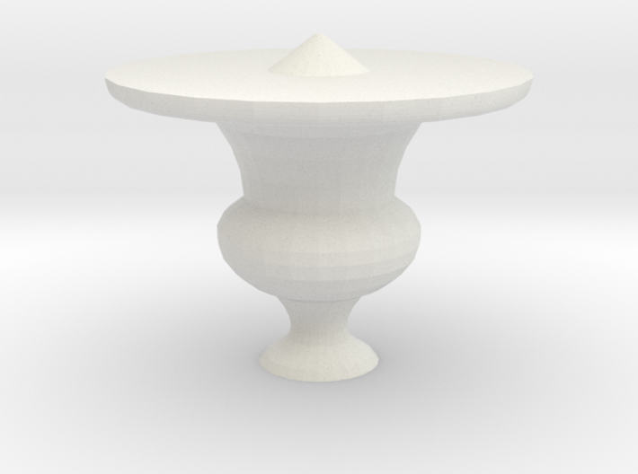 half of ornament for banister 3d printed