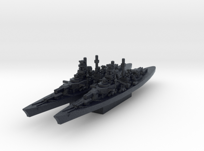 Bismarck class (Axis &amp; Allies) 3d printed