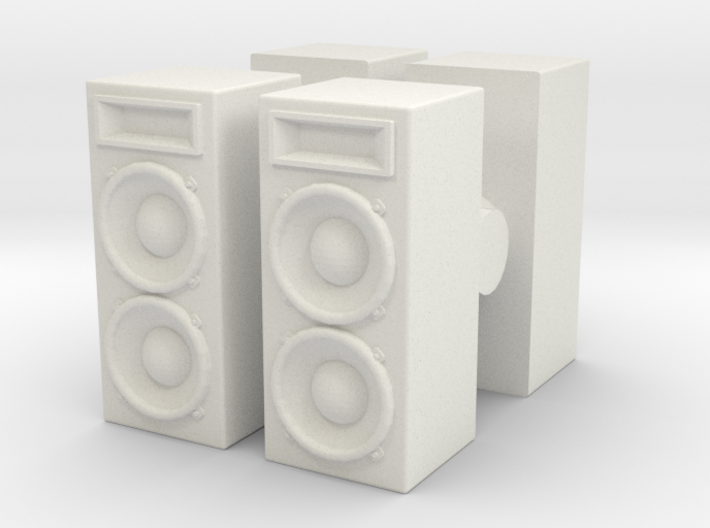 Stage Speaker (x4) 1/64 3d printed