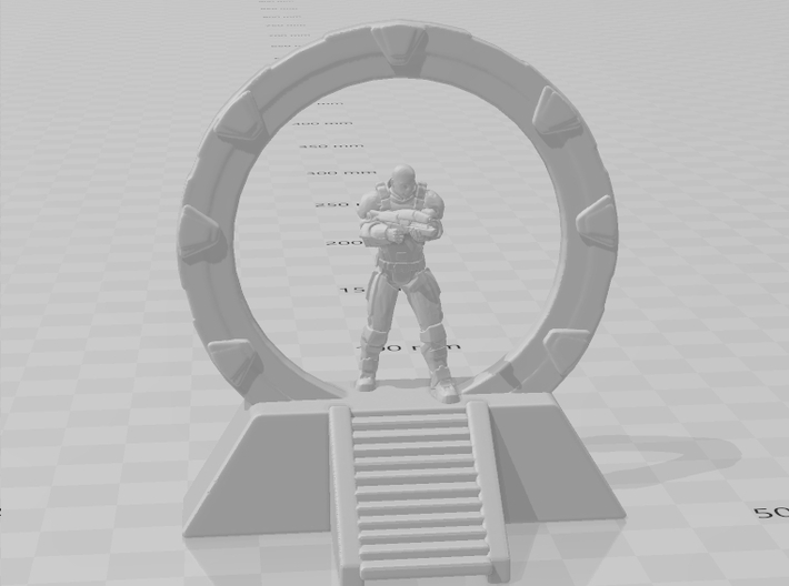 Stargate Space Portal Dimensional miniature games  3d printed 