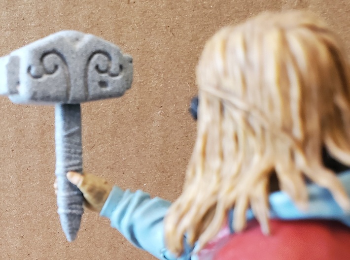 Mjolnir Hammer of Thor 3d printed 