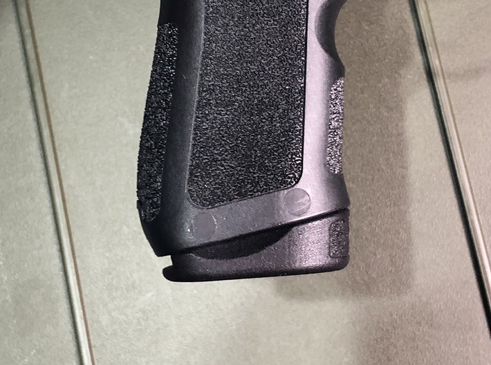 Grip extender base pad for X-Compact P320 Frame 3d printed
