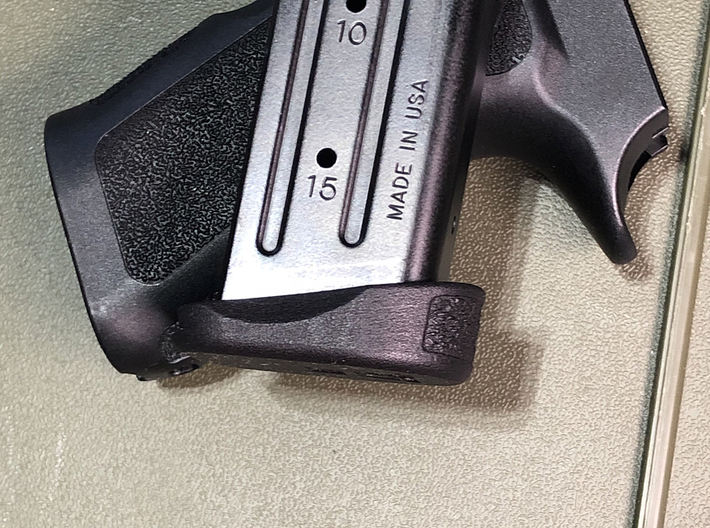 Grip extender base pad for X-Compact P320 Frame 3d printed 