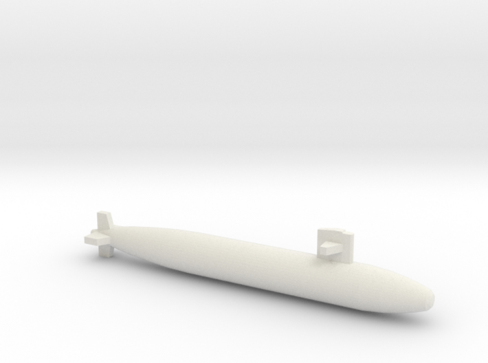 Sturgeon-class SSN (Short Hull), full hull, 1/1250 3d printed