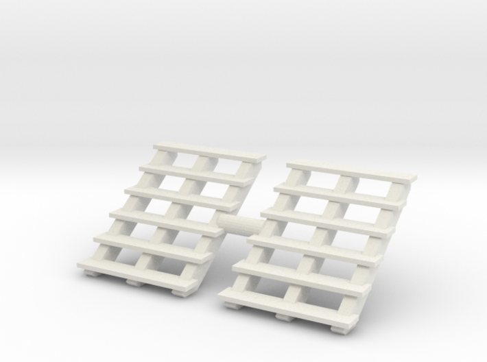 Wooden Stairs (x2) 1/43 3d printed